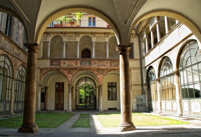 Palazzo Scaglia di Verrua - cortile